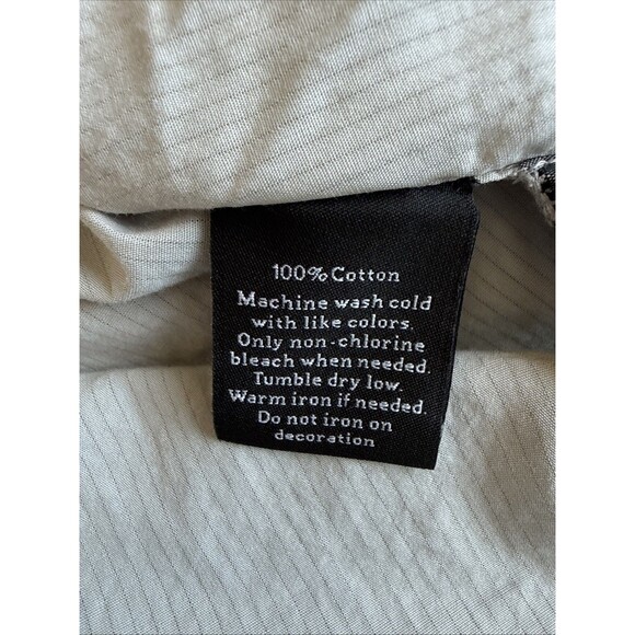 Rock & Republic Men's XL Button-Down Shirt Short Sleeve Gray 100% Cotton - Picture 3 of 5